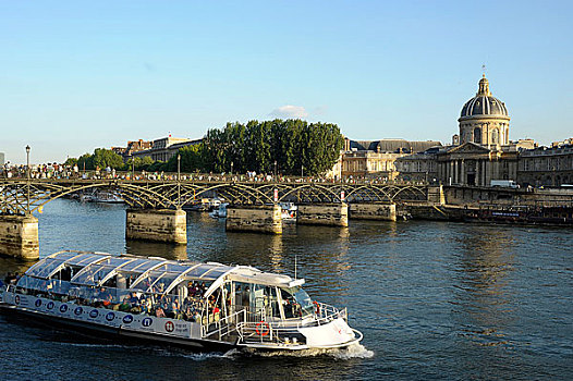 法国,巴黎,塞纳河,艺术桥