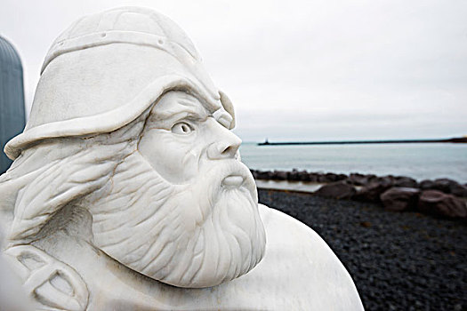 欧洲,冰岛,雷克雅奈斯,雕塑,航行,9世纪