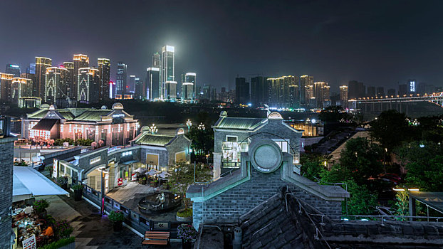 重庆,南岸,购物广场,夜景