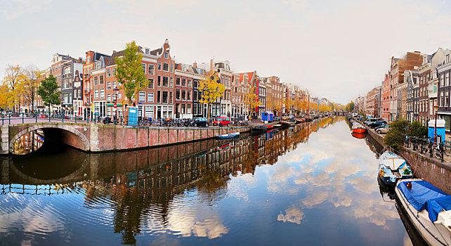 阿姆斯特丹,城市风光,运河,桥