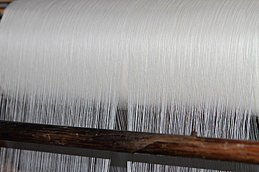 夏布纱线生产-刷布,理纱