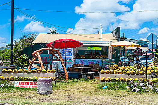 水果店,岛屿,考艾岛,夏威夷