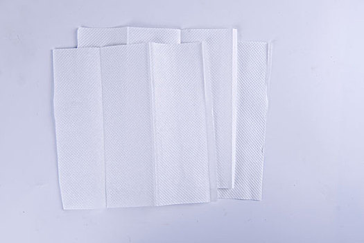平铺白色卫生纸巾