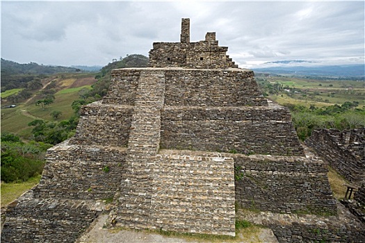 金字塔,前哥伦布时期,遗址,恰帕斯