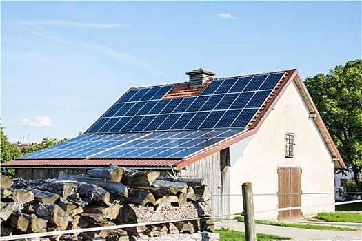 农牧建筑,太阳能电池板