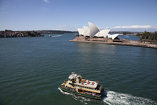 渡轮,港口,剧院,水岸,悉尼歌剧院,悉尼港,悉尼,新南威尔士,澳大利亚