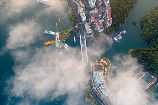 航拍千岛湖风景