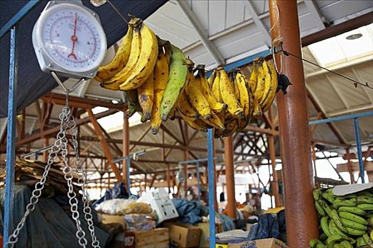 香蕉,悬挂,农民,市场