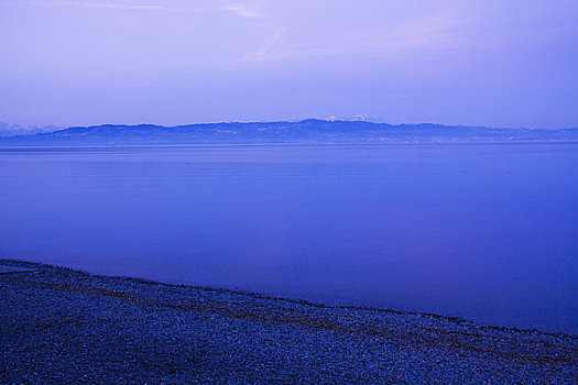 海滩,康士坦茨湖,巴伐利亚,德国