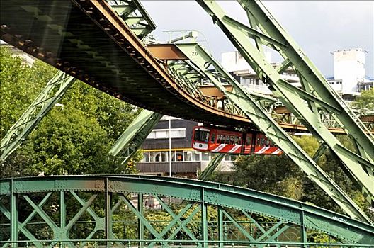 乌帕塔尔,悬吊,单轨铁路,北莱茵威斯特伐利亚,德国