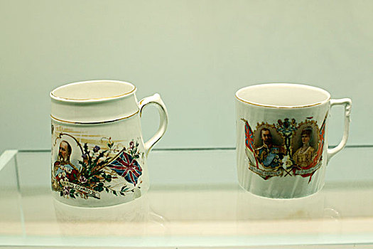 古董,陶瓷,马克杯,英国