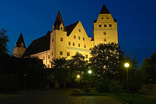 城堡,因格尔斯塔德特,上巴伐利亚,巴伐利亚,德国,欧洲
