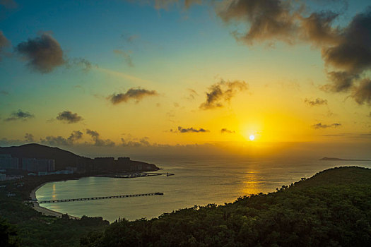 海南省,三亚,鹿回头风景区