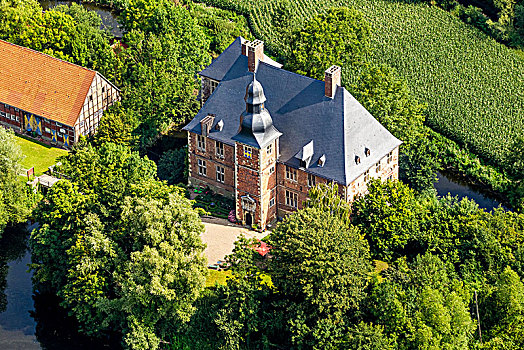 房子,城堡,风格,文艺复兴,鲁尔区,北莱茵威斯特伐利亚,德国