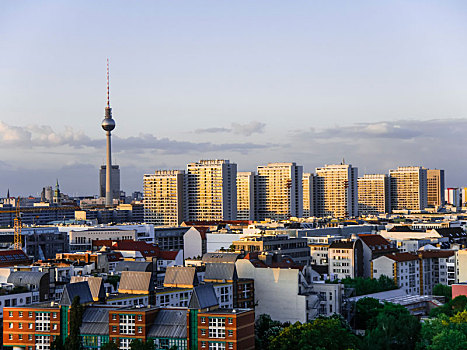 柏林,城市,全景