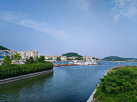 九龙山,海岛游艇码头,高尔夫,旅游山庄