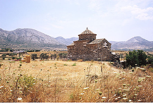 中世纪,教堂,纳克索斯岛,希腊