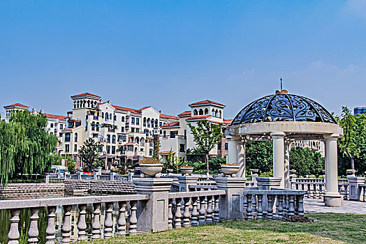 江苏省南京市威尼斯水城建筑景观