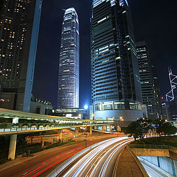 光影,夜晚,香港
