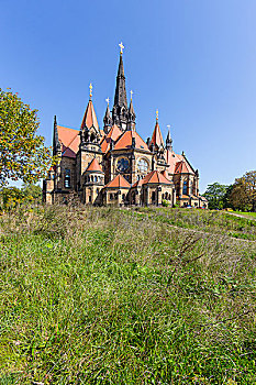 圣马丁教堂,德累斯顿,萨克森,德国,欧洲
