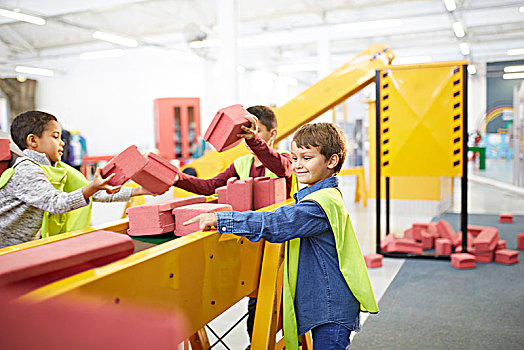 儿童,玩,玩具,砖,互动,建筑,展示,科学,中心