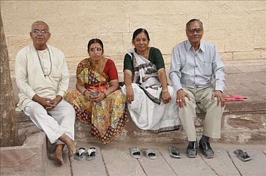 印度,家庭,梅兰加尔堡,拉贾斯坦邦,北印度,亚洲