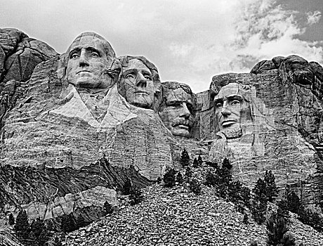 美国,南达科他,拉什莫尔山国家纪念公园,雕塑,总统,画廊