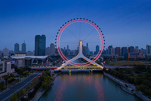 天津城市夜景