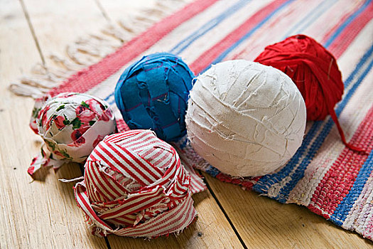球,毛织品,编织,地毯,木地板