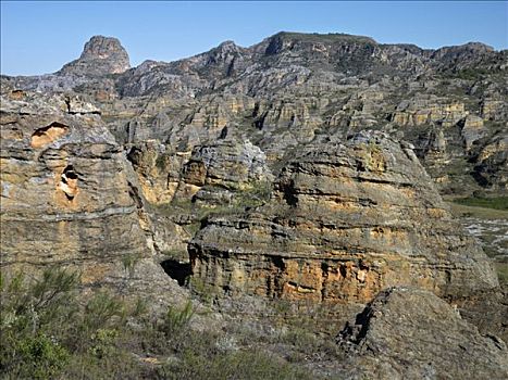 砂岩,岩石构造,国家公园,马达加斯加