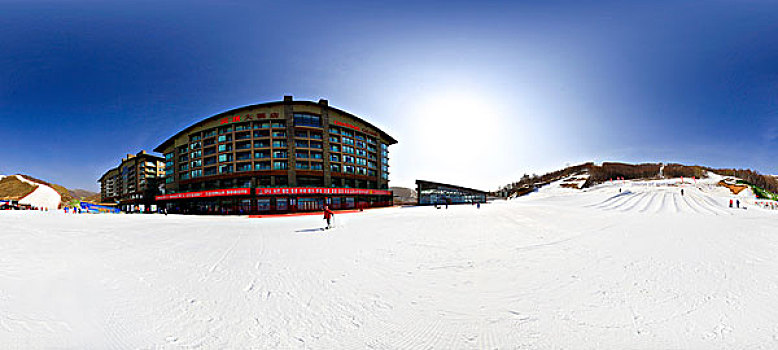 冬季的滑雪场