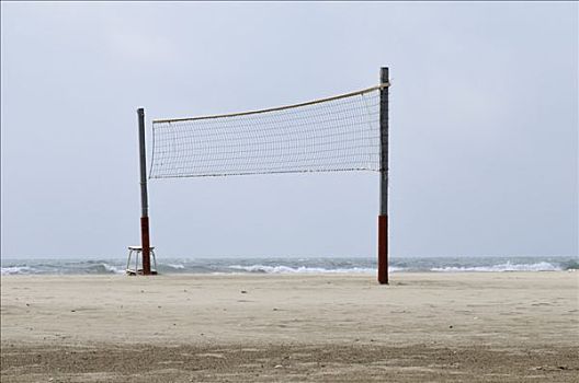 排球网,海滩