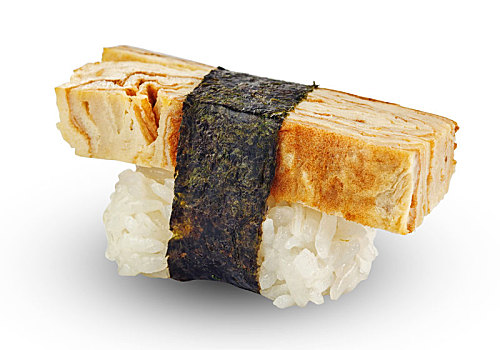 握寿司,隔绝,白色背景