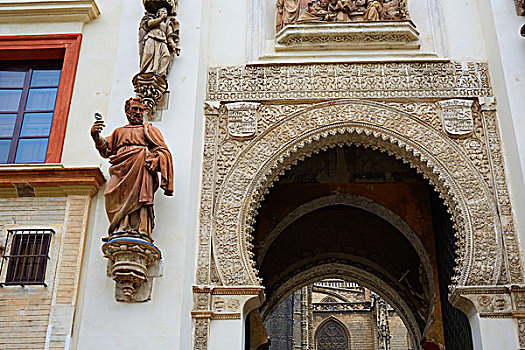 塞维利亚,大教堂,门,安达卢西亚,西班牙