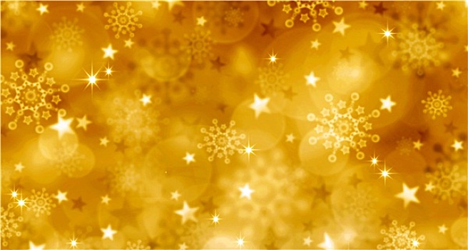 金色,圣诞节,背景,雪花
