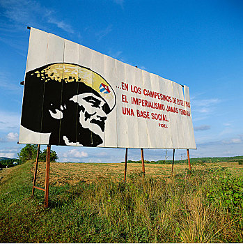 广告牌,地点,古巴