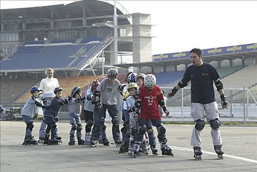 2004年,儿童,场地,直排轮,赛道