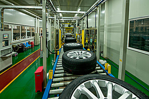 重庆长安民生物流重庆分公司汽车轮胎装配生产线