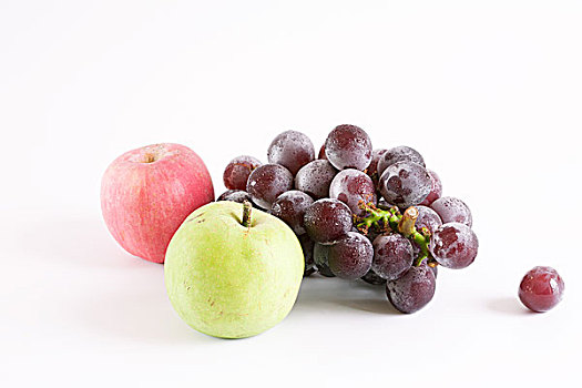 水果组合,苹果,梨,葡萄