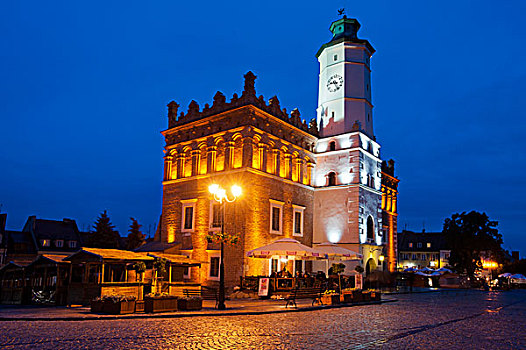 市政厅,桑多梅日,斯维特克里斯基,省,波兰,欧洲