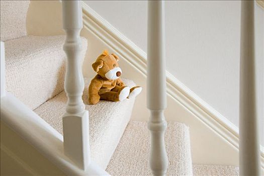 毛绒玩具,楼梯