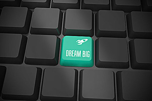 梦幻,大,黑色背景,键盘,绿色,按键