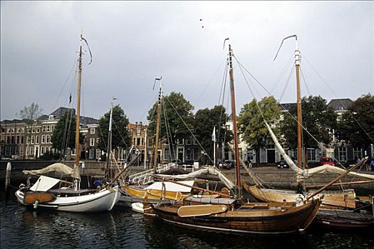 港口,博物馆,展示,传统,帆船,省,荷兰,荷比卢,欧洲