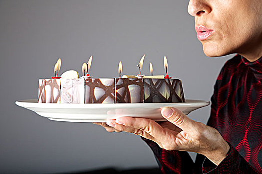 吹灭,小,蜡烛,蛋糕