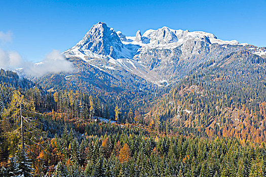 景色,高处,山林,贝希特斯加登阿尔卑斯山