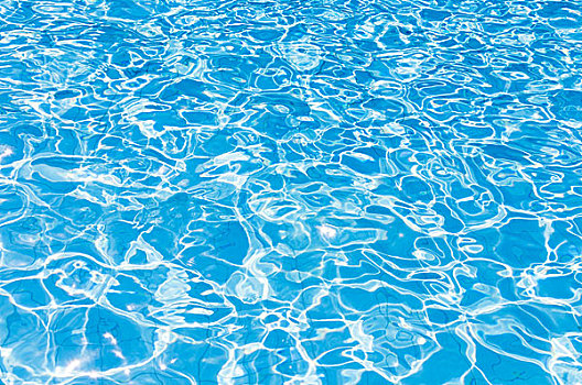 蓝色,波纹,水,游泳池