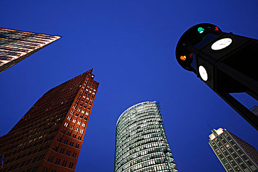 摩天大楼,波茨坦,柏林,德国,欧洲