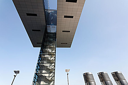 楼梯,办公室,建筑,未来,地区,北莱茵威斯特伐利亚,德国,欧洲
