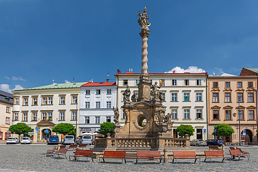 柱子,奥洛摩兹,摩拉维亚,捷克共和国
