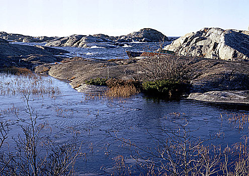 挪威,岩石,海边风景